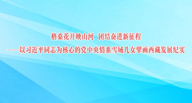 格桑花开映山河 团结奋进新征程——以习近平同志为核心的党中央情系雪域儿女擘画西藏发展纪实